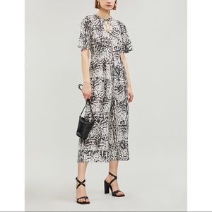 Topshop Snow Leopard Jumpsuit